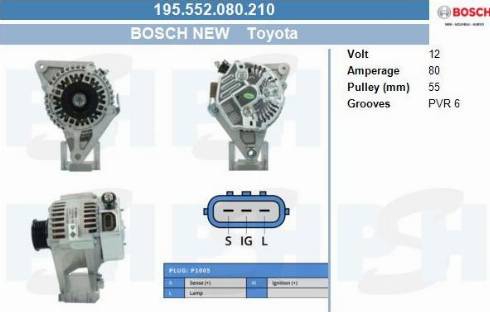 PSH 195.552.080.210 - Alternatore autozon.pro