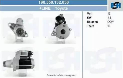 PSH 190.550.132.050 - Motorino d'avviamento autozon.pro