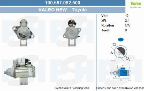 PSH 190.587.082.500 - Motorino d'avviamento autozon.pro