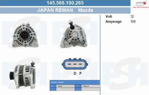 PSH 145.566.100.265 - Alternatore autozon.pro