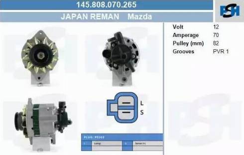 PSH 145.808.070.265 - Alternatore autozon.pro