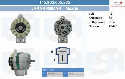 PSH 145.803.065.265 - Alternatore autozon.pro