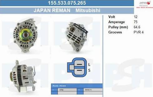 PSH 155.533.075.265 - Alternatore autozon.pro