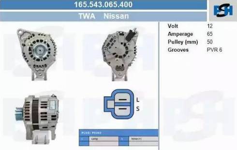 PSH 165.543.065.400 - Alternatore autozon.pro