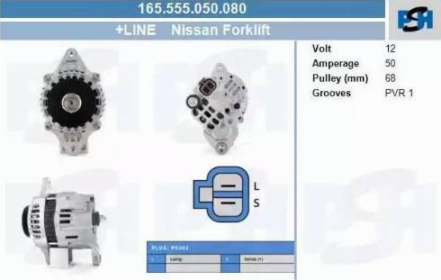 PSH 165.555.050.080 - Alternatore autozon.pro