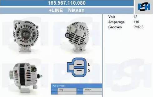 PSH 165.567.110.080 - Alternatore autozon.pro