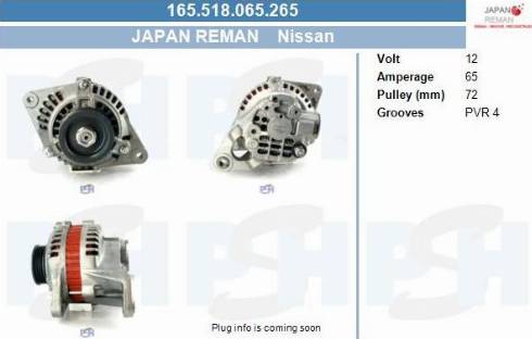 PSH 165.518.065.265 - Alternatore autozon.pro