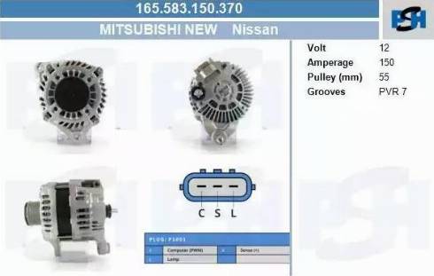 PSH 165.583.150.370 - Alternatore autozon.pro