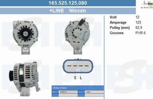 PSH 165.525.125.080 - Alternatore autozon.pro