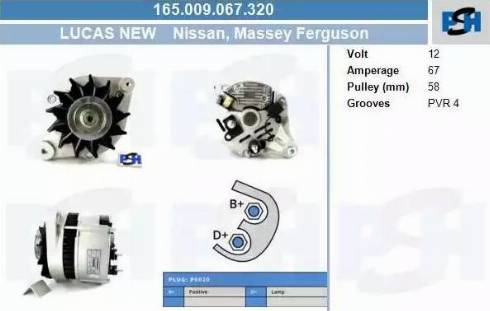 PSH 165.009.067.320 - Alternatore autozon.pro