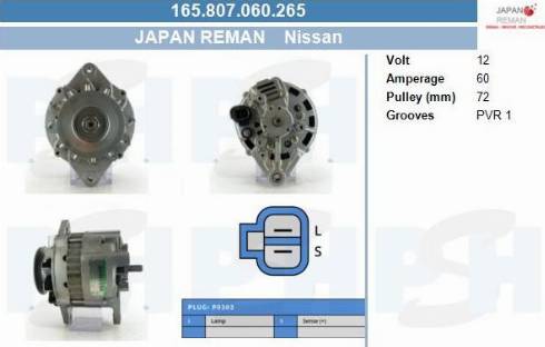 PSH 165.807.060.265 - Alternatore autozon.pro