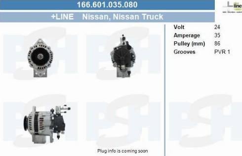 PSH 166.601.035.080 - Alternatore autozon.pro