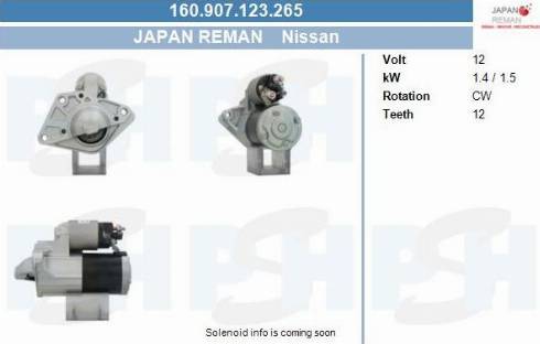 PSH 160.907.123.265 - Motorino d'avviamento autozon.pro