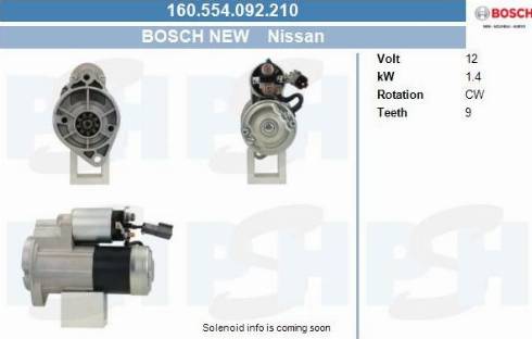 PSH 160.554.092.210 - Motorino d'avviamento autozon.pro