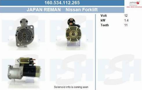 PSH 160.534.112.265 - Motorino d'avviamento autozon.pro