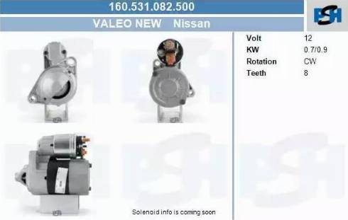 PSH 160.531.082.500 - Motorino d'avviamento autozon.pro