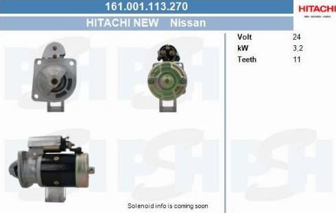 PSH 161.001.113.270 - Motorino d'avviamento autozon.pro