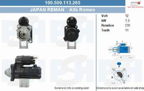 PSH 100.509.113.265 - Motorino d'avviamento autozon.pro