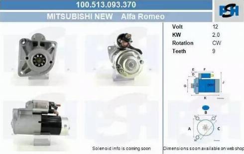 PSH 100.513.093.370 - Motorino d'avviamento autozon.pro