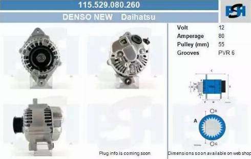 PSH 115.529.080.260 - Alternatore autozon.pro