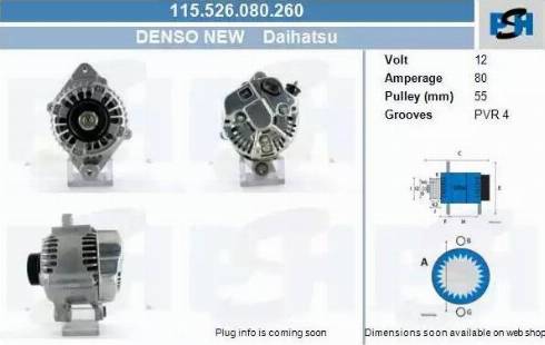 PSH 115.526.080.260 - Alternatore autozon.pro