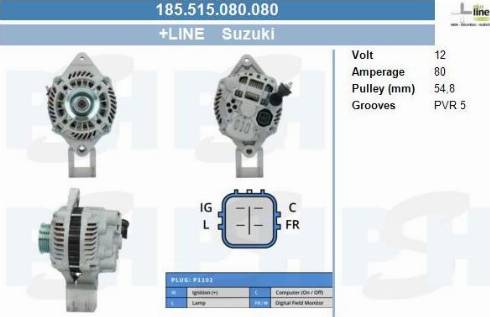 PSH 185.515.080.080 - Alternatore autozon.pro