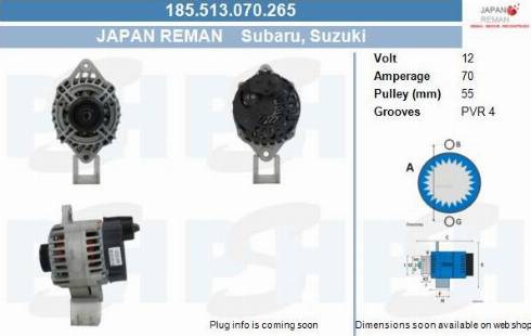 PSH 185.513.070.265 - Alternatore autozon.pro