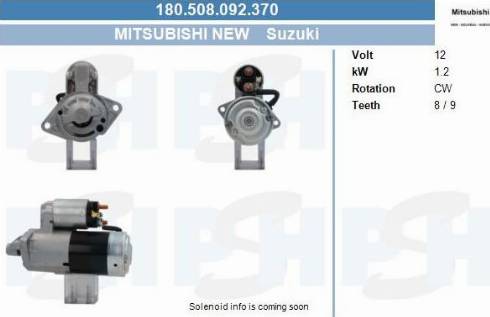 PSH 180.508.092.370 - Motorino d'avviamento autozon.pro