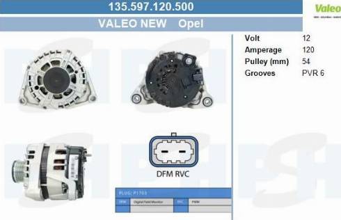 PSH 135.597.120.500 - Alternatore autozon.pro