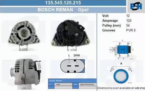 PSH 135.545.120.215 - Alternatore autozon.pro