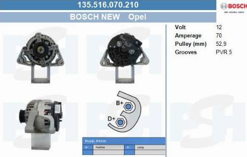 PSH 135.516.070.210 - Alternatore autozon.pro