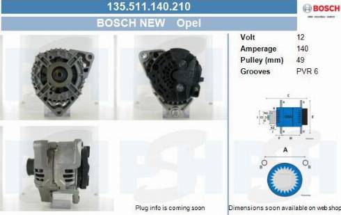 PSH 135.511.140.210 - Alternatore autozon.pro