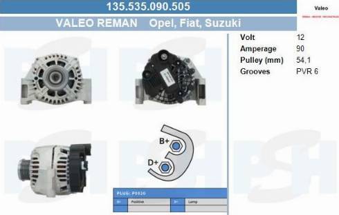 PSH 135.535.090.505 - Alternatore autozon.pro