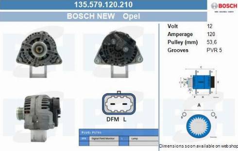 PSH 135.579.120.210 - Alternatore autozon.pro