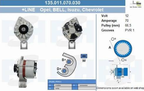 PSH 135.011.070.030 - Alternatore autozon.pro