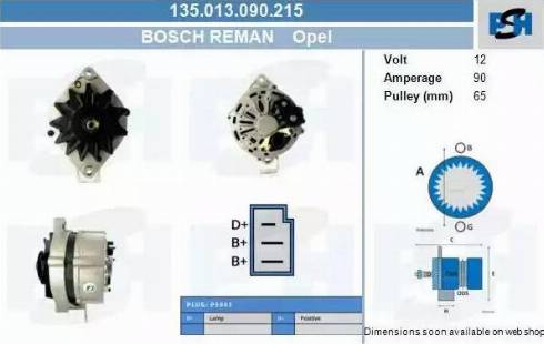 PSH 135.013.090.215 - Alternatore autozon.pro