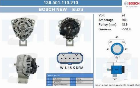 PSH 136.501.110.210 - Alternatore autozon.pro