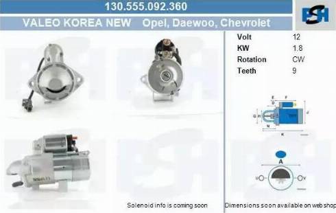 PSH 130.555.092.360 - Motorino d'avviamento autozon.pro