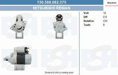 PSH 130.588.082.375 - Motorino d'avviamento autozon.pro