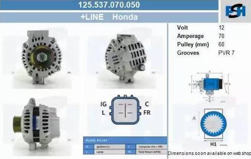 PSH 125.537.070.050 - Alternatore autozon.pro