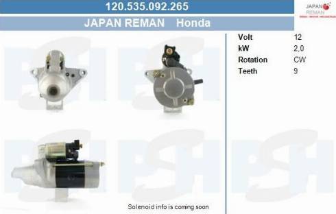 PSH 120.535.092.265 - Motorino d'avviamento autozon.pro