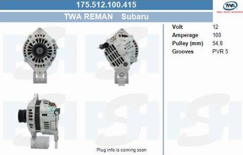 PSH 175.512.100.415 - Alternatore autozon.pro