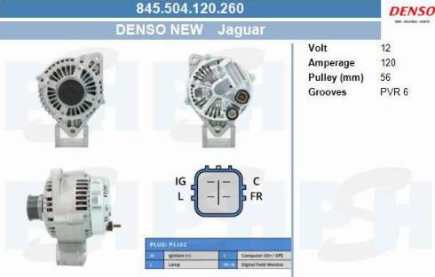 PSH 845.504.120.260 - Alternatore autozon.pro