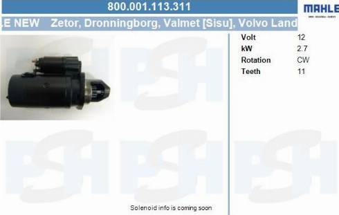 PSH 800.001.113.311 - Motorino d'avviamento autozon.pro