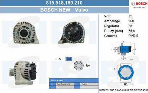 PSH 815.518.160.210 - Alternatore autozon.pro