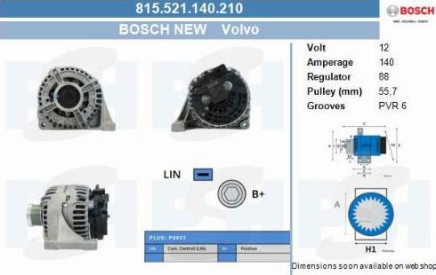 PSH 815.521.140.210 - Alternatore autozon.pro