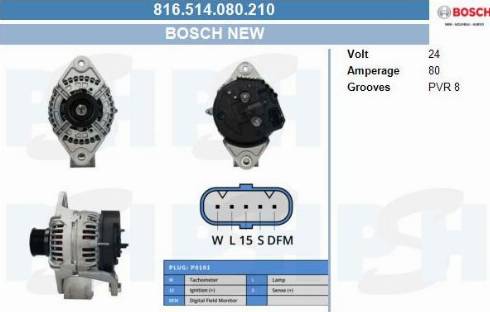 PSH 816.514.080.210 - Alternatore autozon.pro