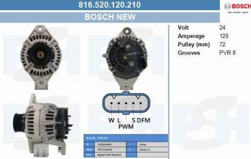 PSH 816.520.120.210 - Alternatore autozon.pro