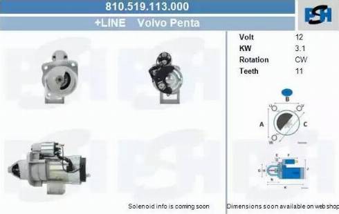 PSH 810.519.113.000 - Motorino d'avviamento autozon.pro