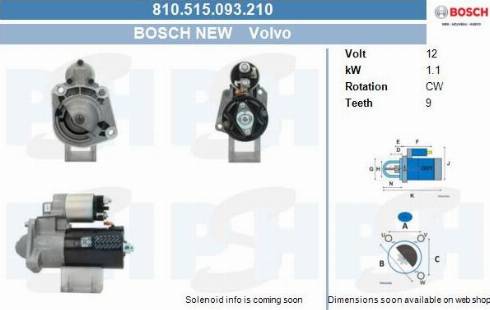 PSH 810.515.093.210 - Motorino d'avviamento autozon.pro